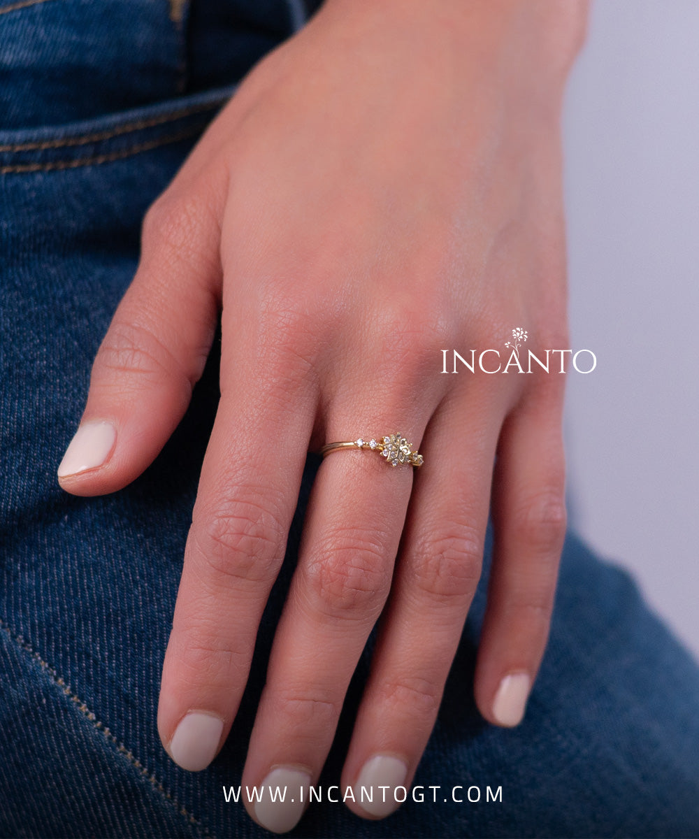 Anillo Copito De Nieve GOLD