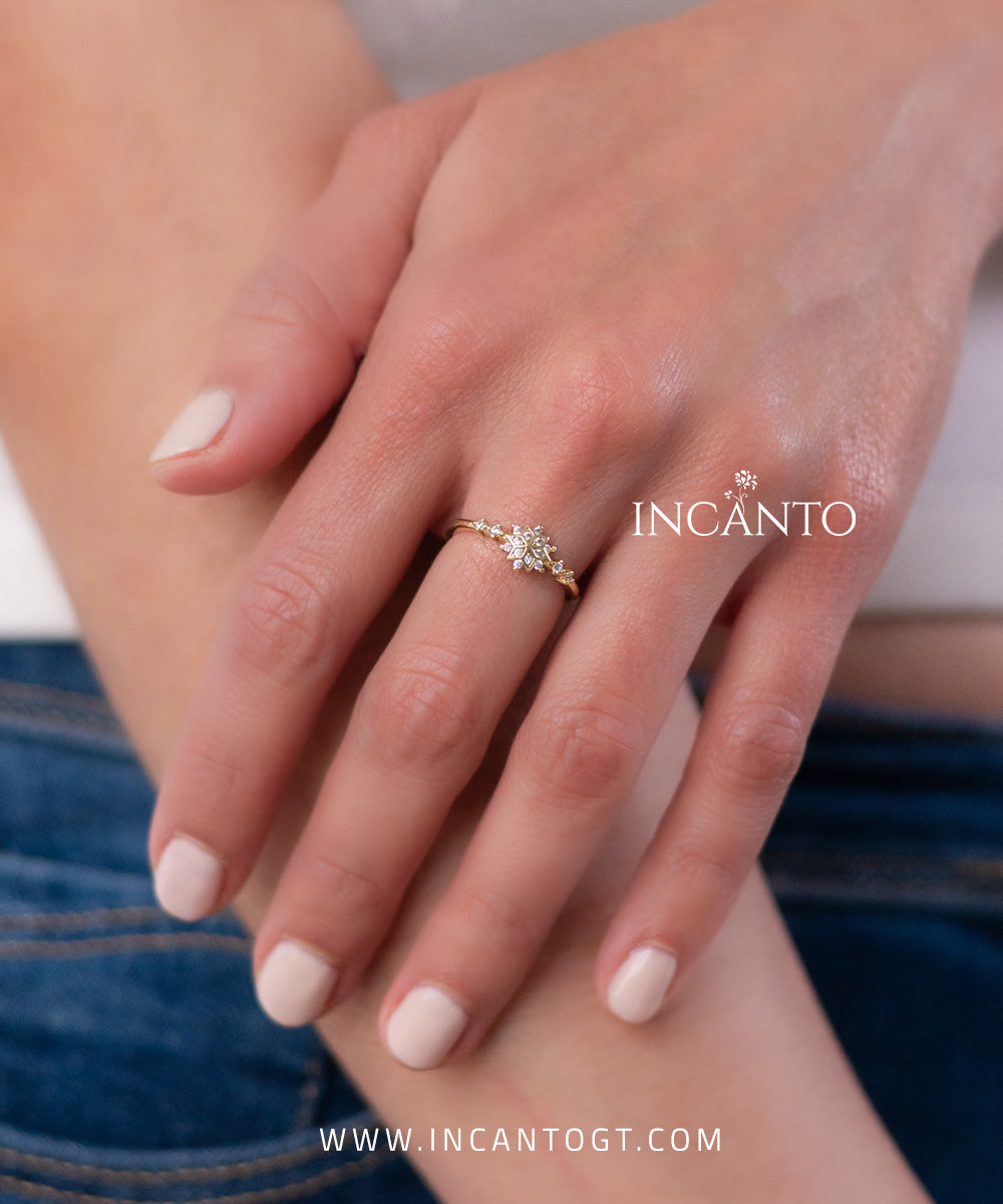 Anillo Copito De Nieve GOLD