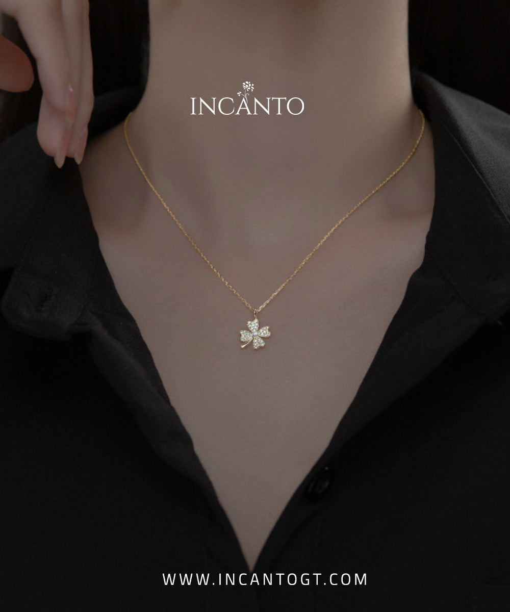 Collar De Trébol De La Suerte