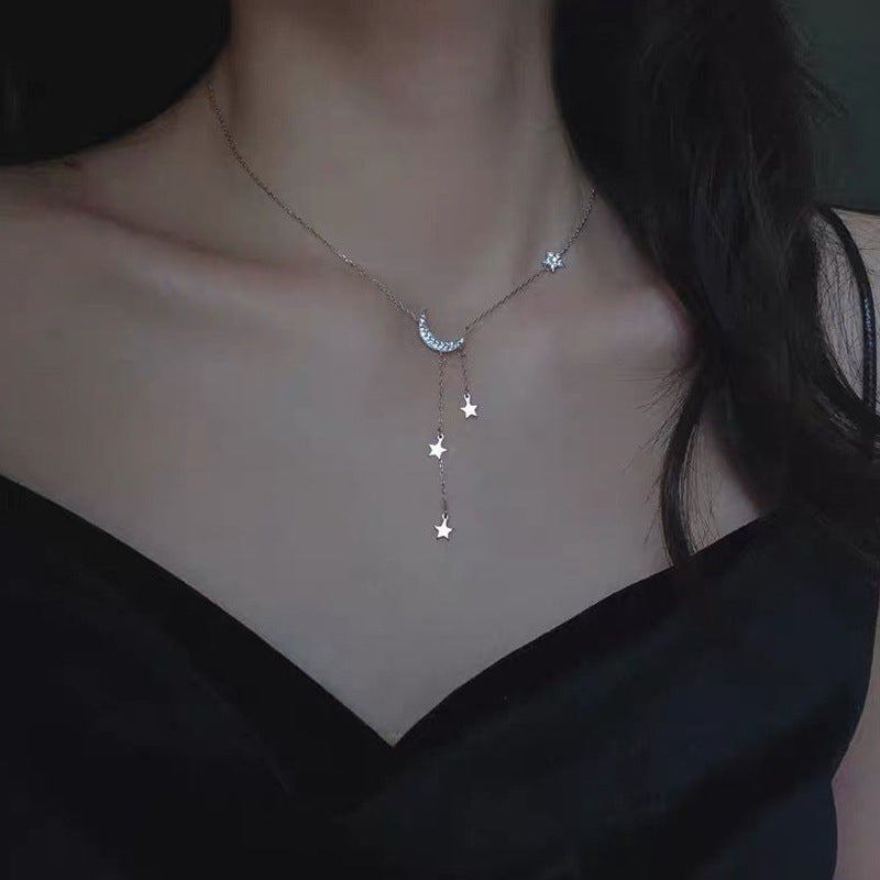 Collar Moon & Stars SILVER