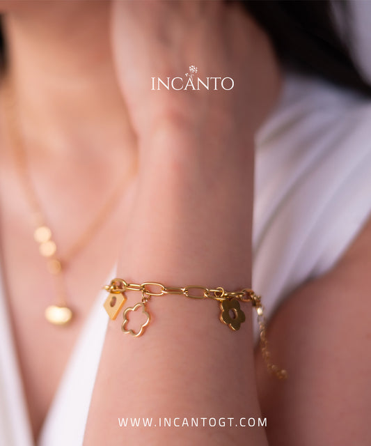 Pulsera De Flores GOLD